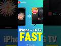 Stream iPhone to LG TV in 60 Seconds #shorts #shortvideo