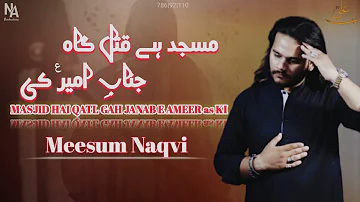 Masjid Hai Qatl Gah Janab e Ameer Ki | Meesum Naqvi | Na Production | Ayam e Ali as 2022