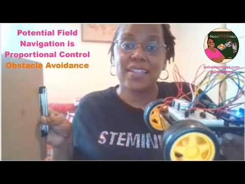 Potential Field Navigation & Proportional Control for Obstacle Avoidance