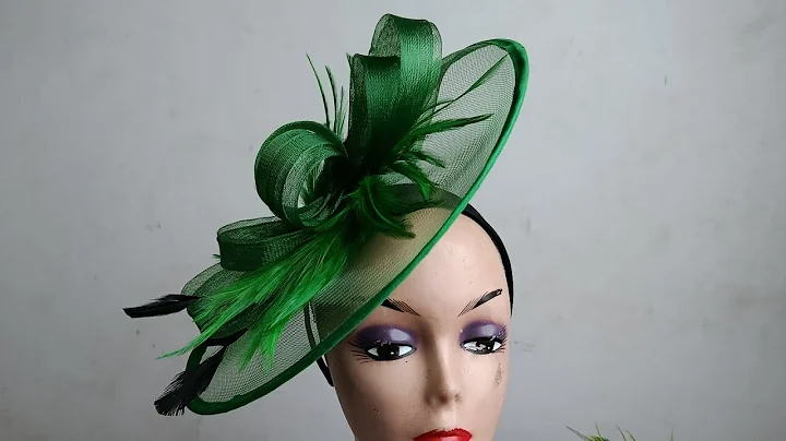 HOW TO MAKE CRINOLINE FASCINATORS/HOW TO MAKE CRINOLINE BASE/ CRINOLINE BASE FASCINATOR/ HAT WIRE.