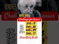 🔥 🔥 Viral Puzzle Maths for Genius #challenge #braintest #viral #iqtest #reasoning #mathtrick #puzzle