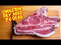 EXPERIMENTO: Maduré 74 días un CHULETÓN de VACA RUBIA GALLEGA... En MI CASA!!!