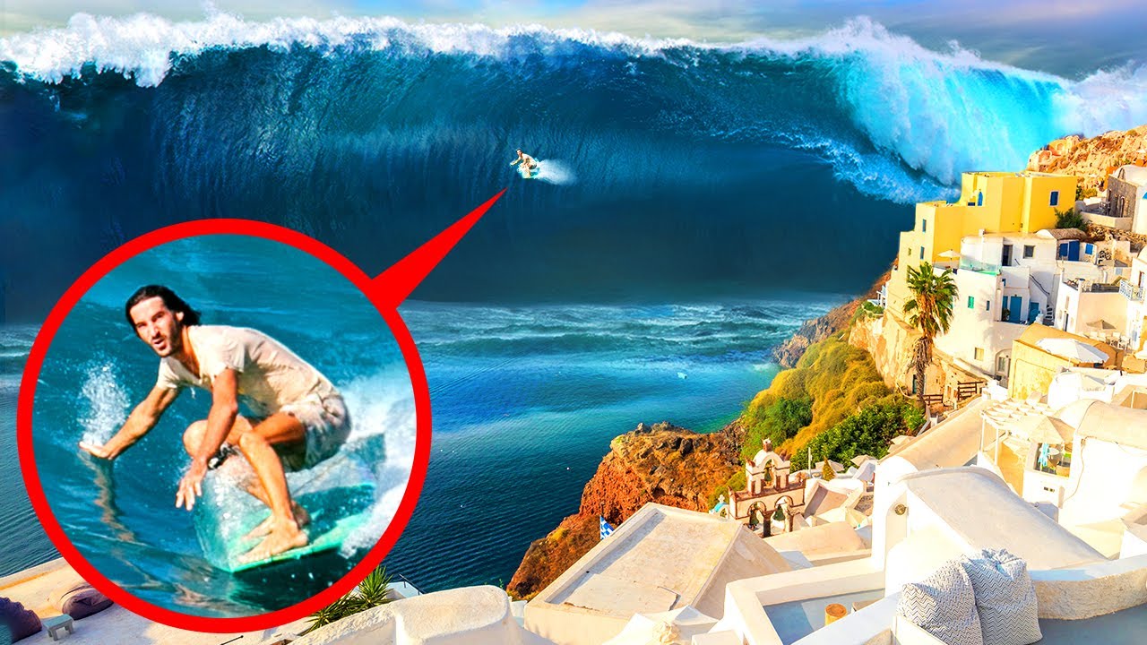 What If You Surfed the Biggest Tsunami Wave?
