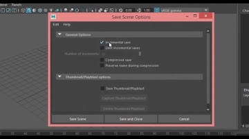 How to incremental save in maya 2019 bangla tutorial