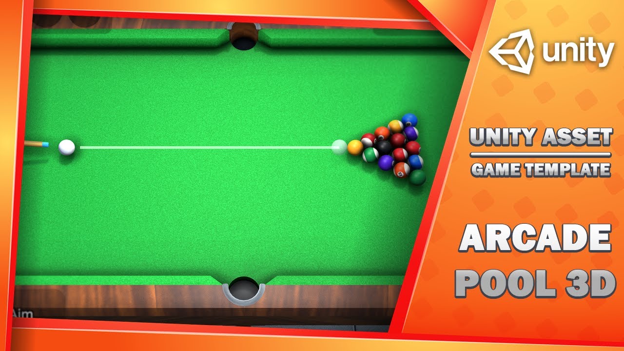 Arcade Pool 3D - Game Template, video preview 2