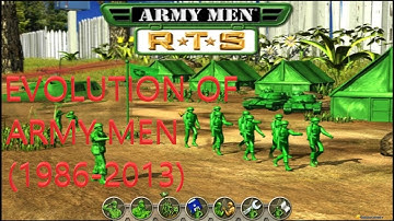 evolution of army men (1998-2013)