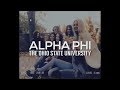 Alpha Phi Ohio State Recruitment 2019