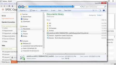 Tableau Training & Tutorials   04 10 Connecting to Data   Connecting to Salesforce