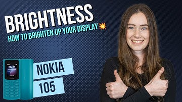 Nokia 105 - How to change the screen brightness • 📱 • 🔆 • Tutorial