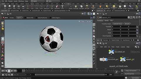 Making a simple Rig for a Soccerball in Houdini