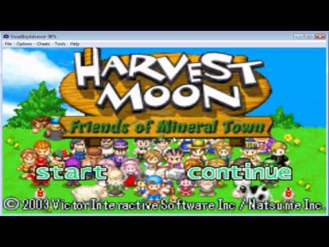 Visual Boy Advance- How to Use Cheats on Harvest Moon FoMT