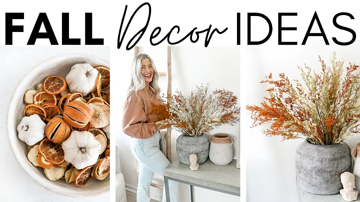 BUDGET FALL DECOR || FALL DECORATE WITH ME || AUTU...