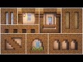 Minecraft | 36 Wall Designs in 5 Minutes