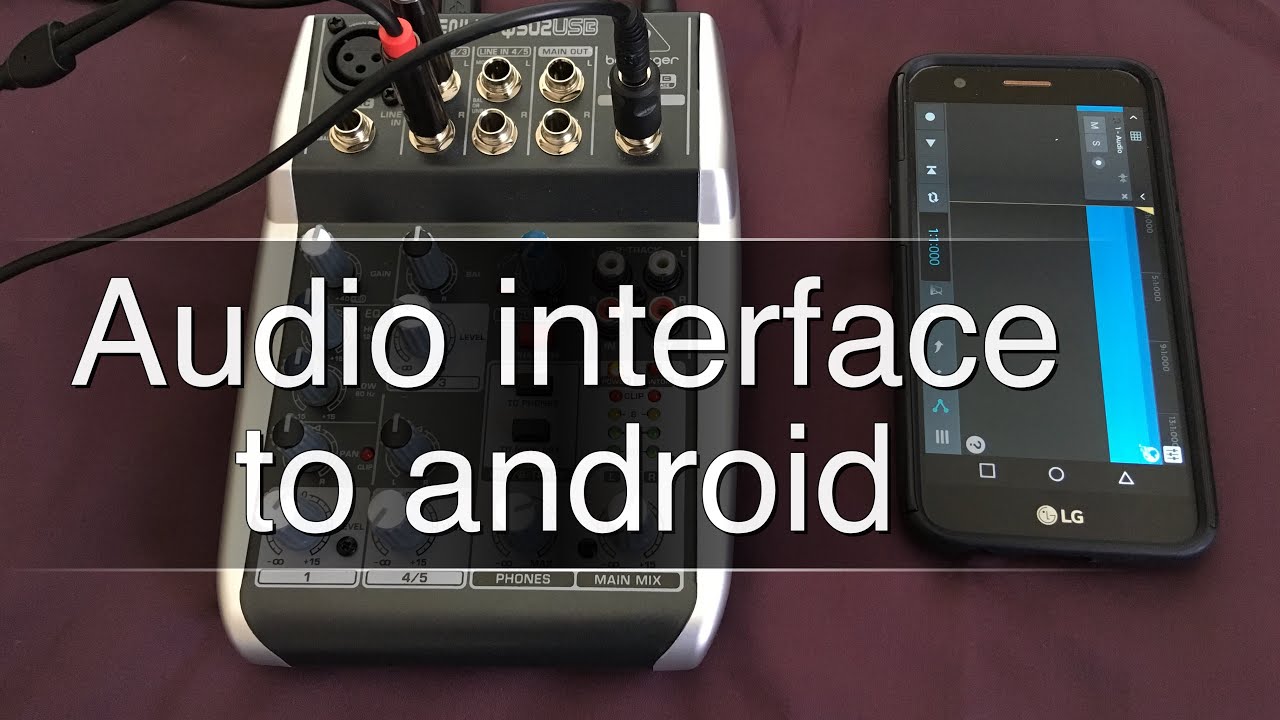 Connecting Audio Interface To Android | Record Music On Android