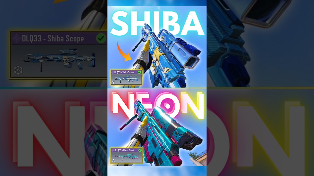 DLQ33 - "Shiba Scope vs Neon Burst" 🔥 in CODM