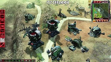 Heroic MOD (NOD) - Tiberium wars MODS , 2v2 Vs Brutal Scrin , Online Multiplayer Gameplay , 2018