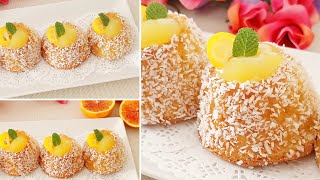 Prendi 2 arance 🍊🍊  e Fai questa deliziosa ricetta facile e veloce, Dolce in 5 minuti #229