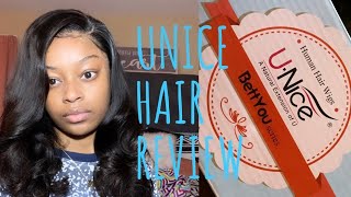 UNBOXING &amp; APPLYING UNICE WIG | UNICE HAIR REVIEW