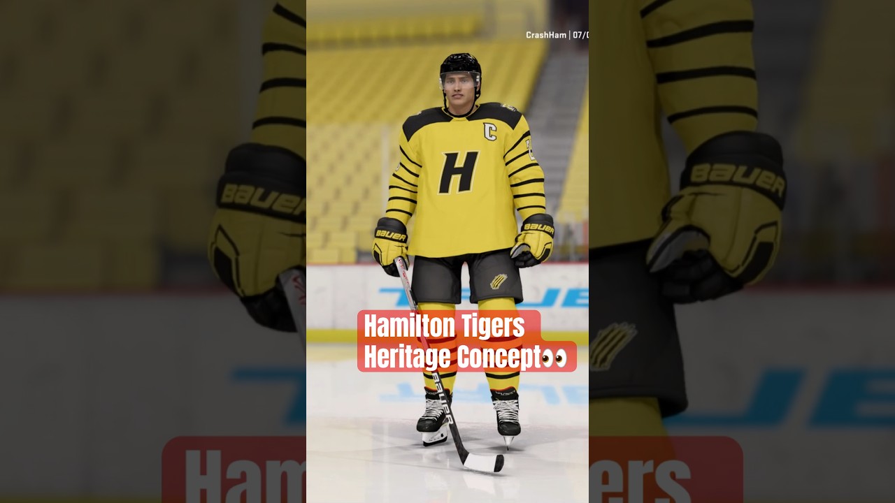 Hamilton Tigers Heritage Jersey#nhl23#nhl#hockey#yourubeshorts#viral#jersey# hamilton#tigers - YouTube