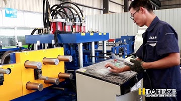 Automatic C/Z Purlin Roll Forming Machine FX350 - Dahezb C and Z Purlin Machine Manufacturer