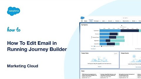 How To Edit Email in Running Journey Builder