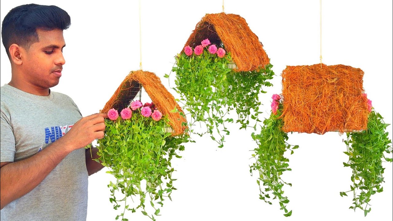 Unique Ideas for Hanging Plants Indoors /DIY Elegant and Easy /Garden