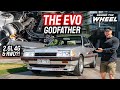 The godfather of mitsubishis evo 400hp big turbo 26l galant sigma gsr  behind the wheel