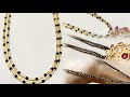 Making of Black beads chain at Home#Black#Beads#Chain#tutorials#makingvideos @houseoffashionDIY