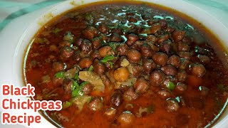 Kalay Chanay Ki Recipe-Kala Chana Curry-Kalay Chana Ka Salan-Super Delicious Recipe