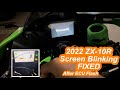 2022 kawasaki ninja zx10r  ecu flash screen blinking fixed zx10r