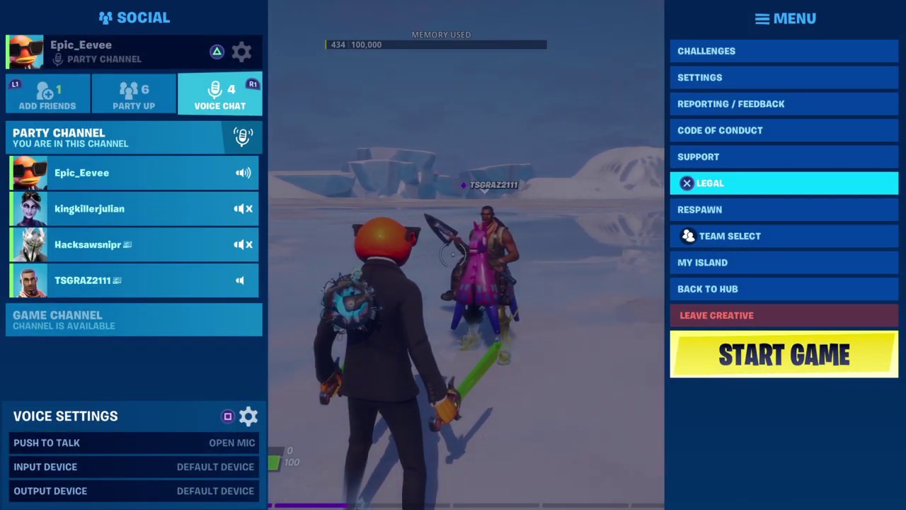 How to give permissions in Fortnite creative mode
