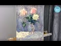 Пишем розы в стиле импрессионизм со Светой Перотти// Мастер-класс по масляной живописи
