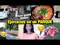 NICO HACE EJERCICIOS EN UN PARQUE + SOPA CASERA! FRESAS Y PEPINOS NATURALES   8,9 Jun 2019