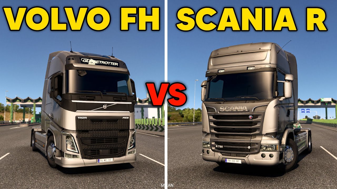 SCANIA R 730 VS VOLVO FH 750 - Which is the Fastest? - ETS2