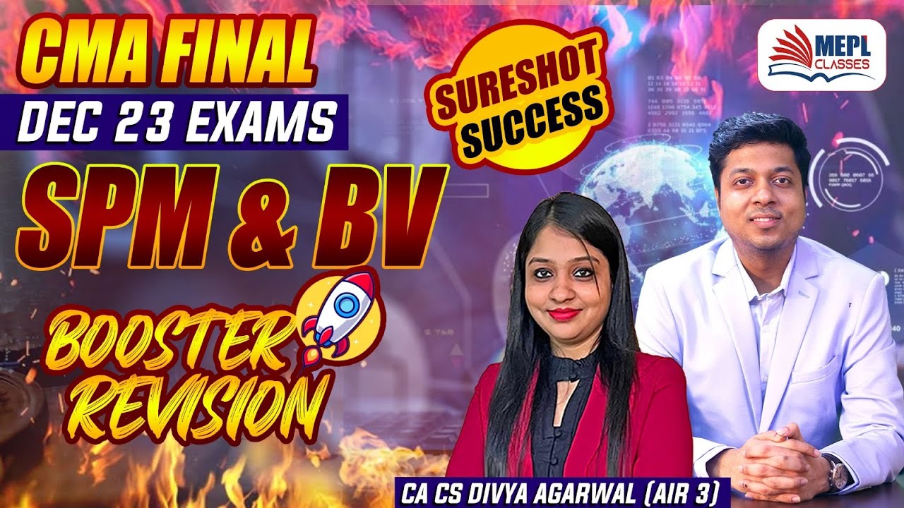 CMA Final Dec 23 MTP Session SPM & BV MEPL CLASSES YouTube