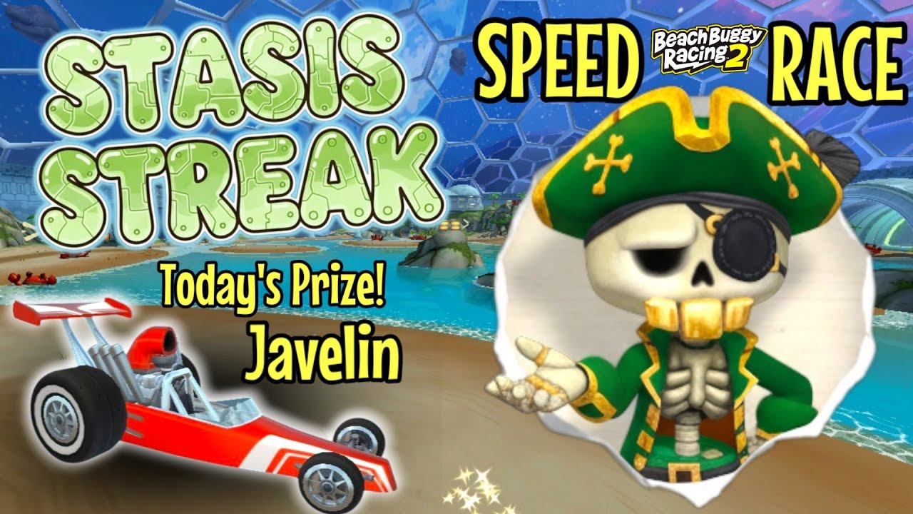 Stasis Streak BBR2 "Javelin" Speed Race Tournament | McSkelly | Beach Buggy Racing 2