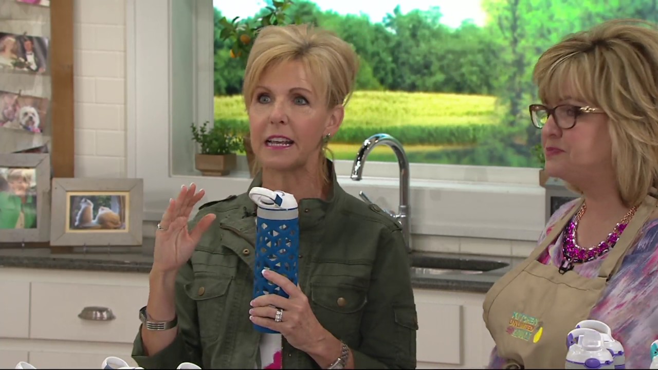 Contigo Set of 2 20 oz. Ashland Glass Water Bottles on QVC