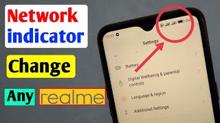 Realme Network Indicator Change | How to Change Network indicator Any Realme | Realme Network Change screenshot 1