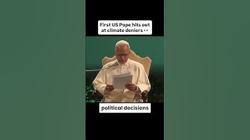 Pope Leo XIV on climate change