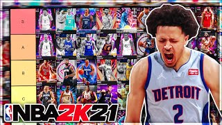 THE FINAL RANKING THE BEST POINT GUARDS IN NBA 2K21 MyTEAM (Tier List)