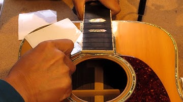 Martin D-45 Removing Fingerboard from Body - Part of Neck Reset Process