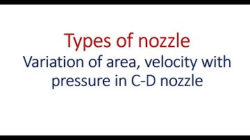 Lecture 29.2 (19-03-2020) Types of nozzles