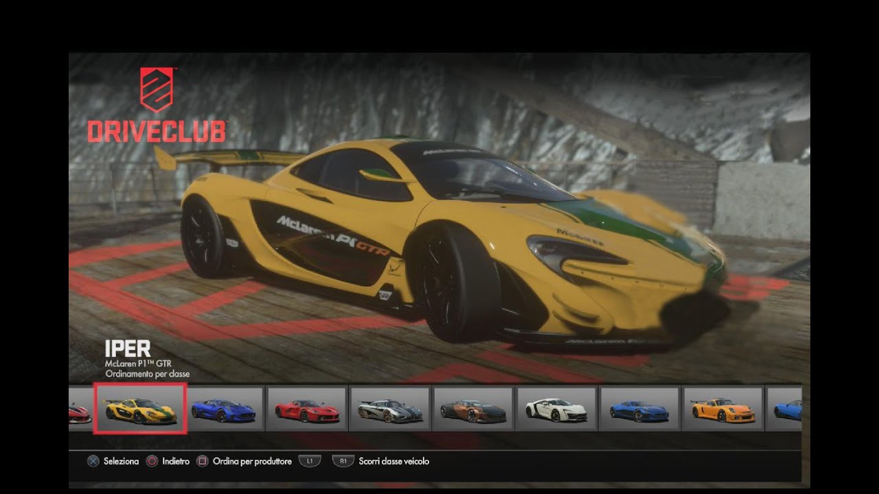Driveclub Car List and Season Pass- Driveclub PS4 - YouTube