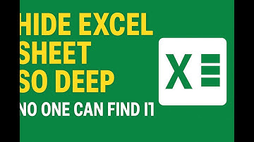 Hide Excel Sheet So Deep NO ONE Can Find It! (Not Even in Unhide!)