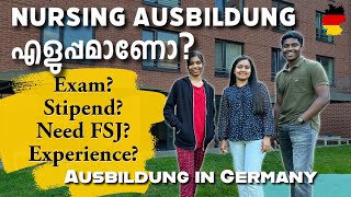 Nursing Ausbildung in Germany Malayalam | Students Interview | Exam Stipend Experience #ausbildung