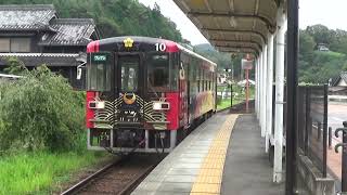 【明知鉄道明知線】アケチ10型アケチ10号　普通恵那行き　＠山岡到着