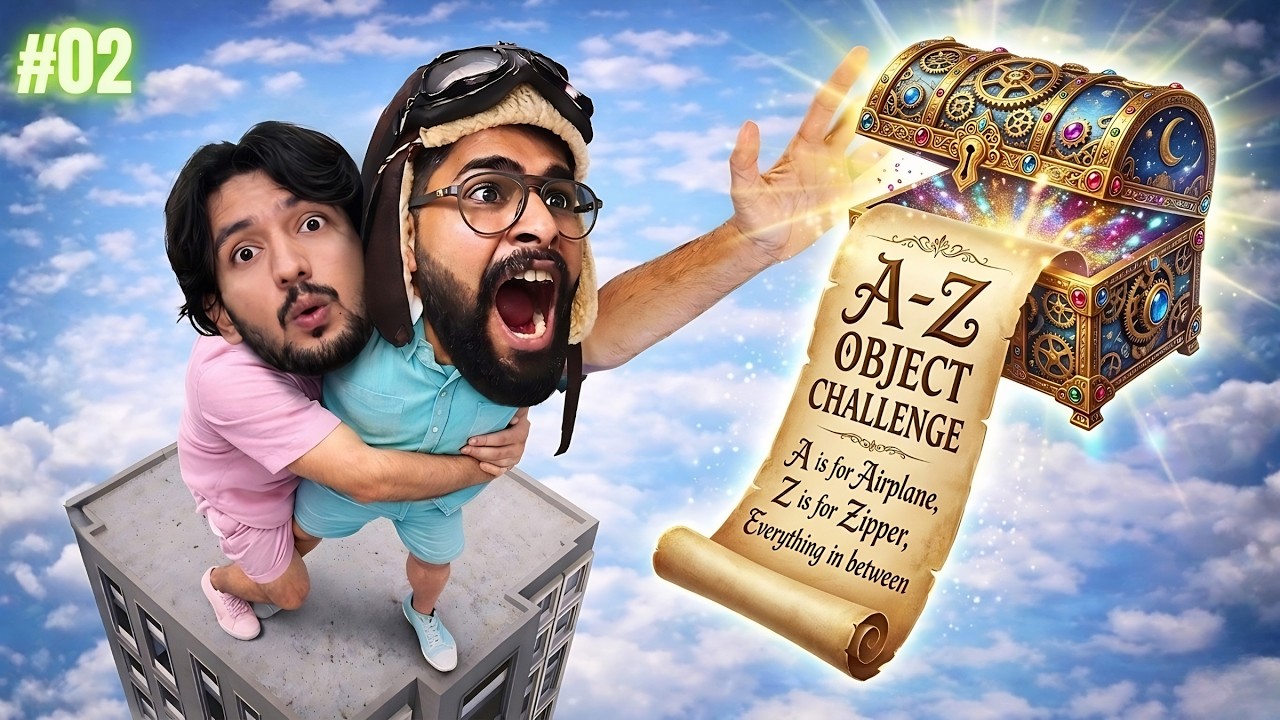 A to Z Object Hunt Challenge 🤯 | India’s Most Chaotic Challenge 😂