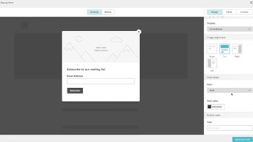 Insertar Formularios Embebidos en Mailchimp