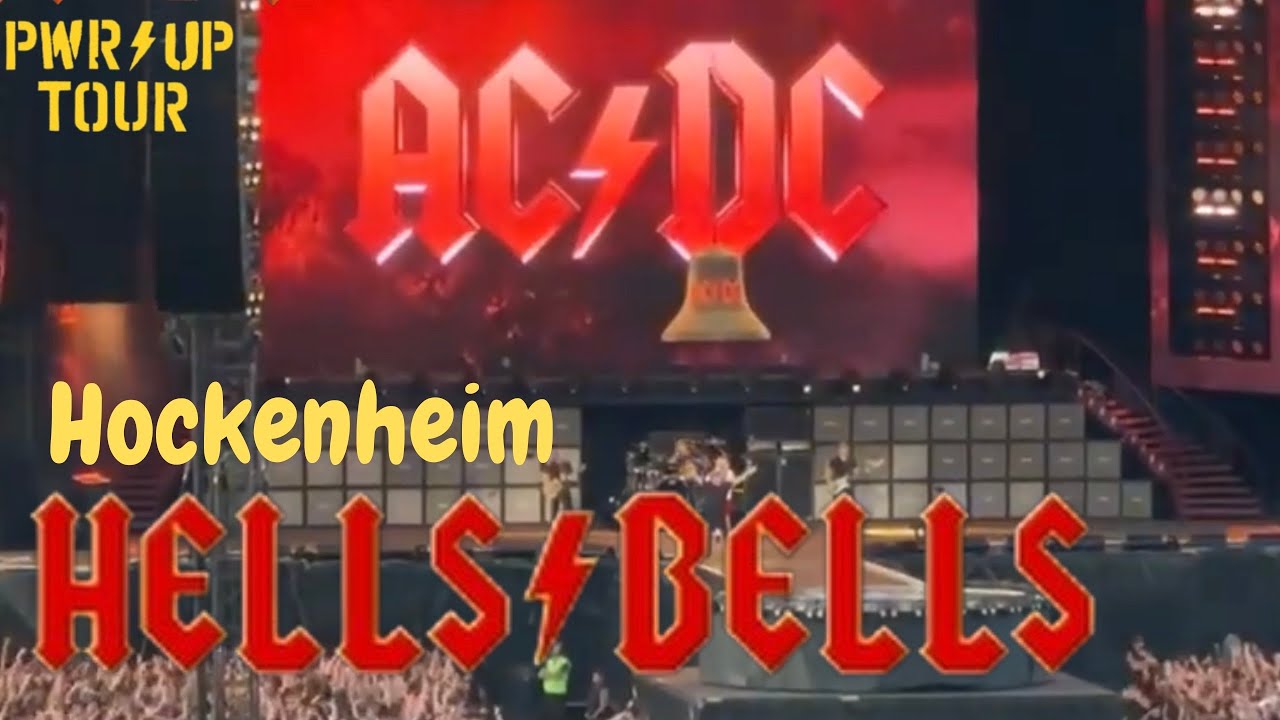 AC/DC - HELLS BELLS en Hockenheim | Power Up Tour 2024 - YouTube