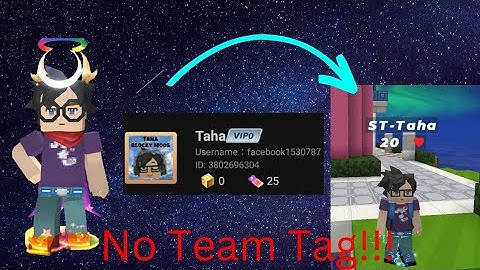 How to get No Name with No Team Tag In Blockman Go Bedwars